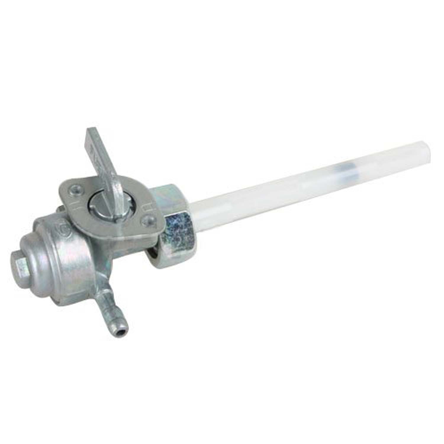 FUEL VALVE 3/16", 90 DEGREE, 3/16" Barb x Threaded Nut (M13)