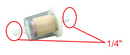 INLINE FUEL FILTER (1/4" )