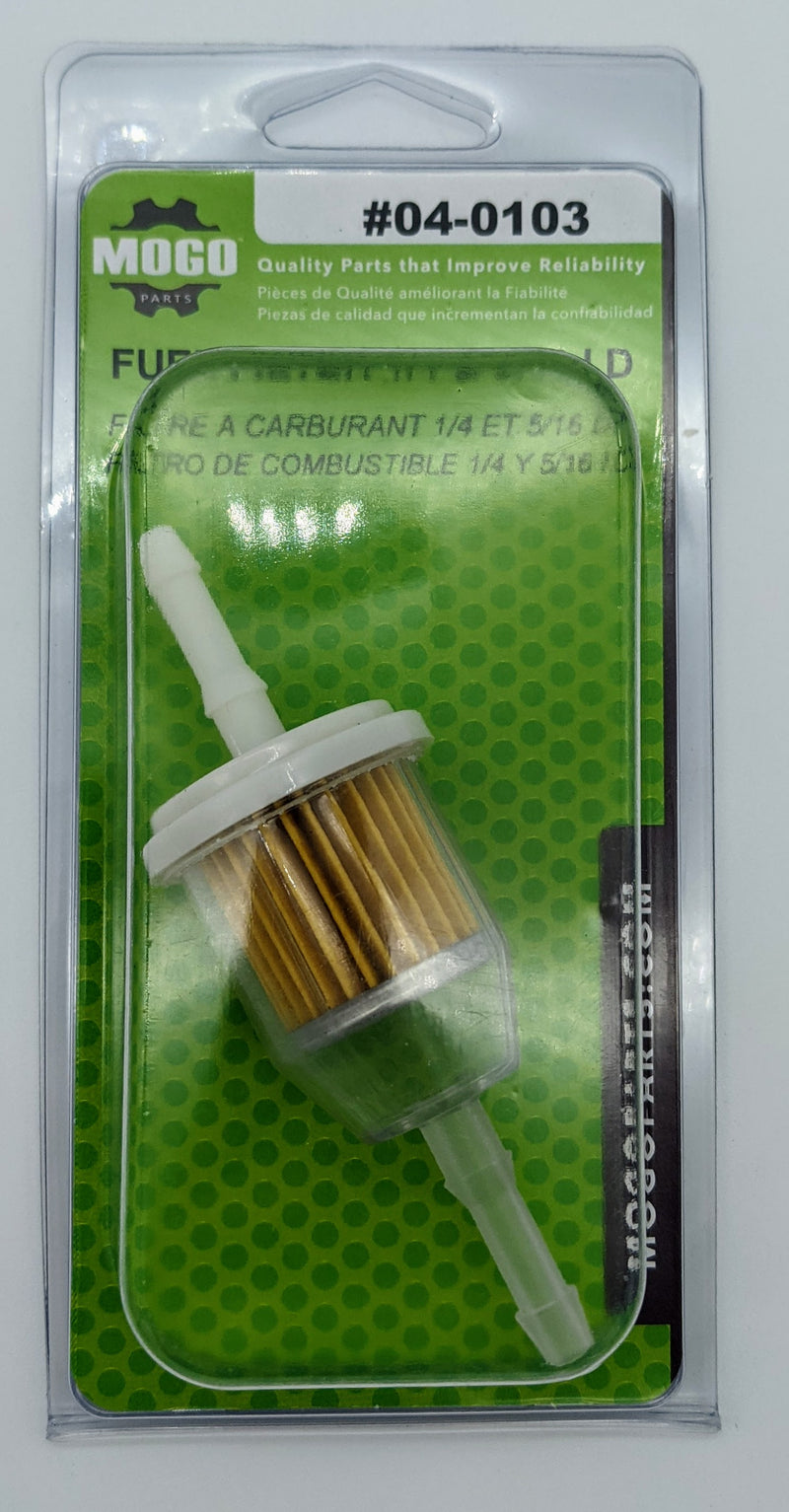 FUEL FILTER, STEPPED (1/4"-5/16" )