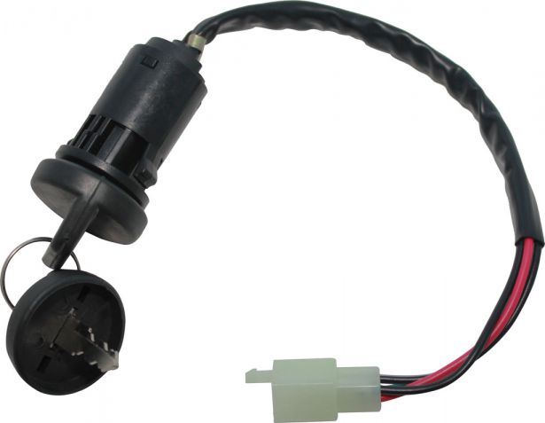IGNITION SWITCH, 4-WIRE (FEMALE-END CONNECTOR)