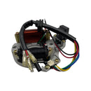 STATOR, 2-COIL WITH MOUNT PLATE (5+2 WIRE)