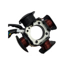 STATOR, 4-COIL (6-WIRE), BULLET CONNECTORS