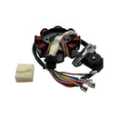 STATOR, 8-COIL (5 WIRE), SPADE CONNECTORS