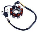 STATOR, 8-COIL (5 WIRE), SPADE CONNECTORS