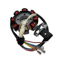 STATOR, 8-COIL (5 WIRE), SPADE CONNECTORS