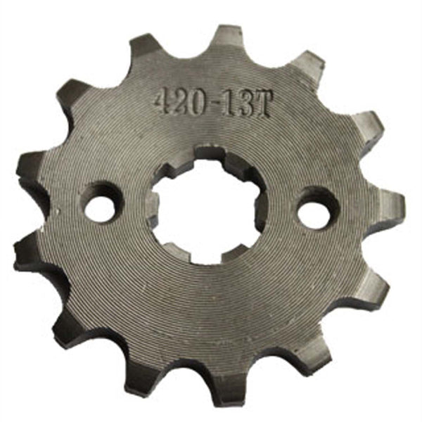 DRIVE SPROCKET: 420-13T; (FITS: 17mm SHAFT SIZE)