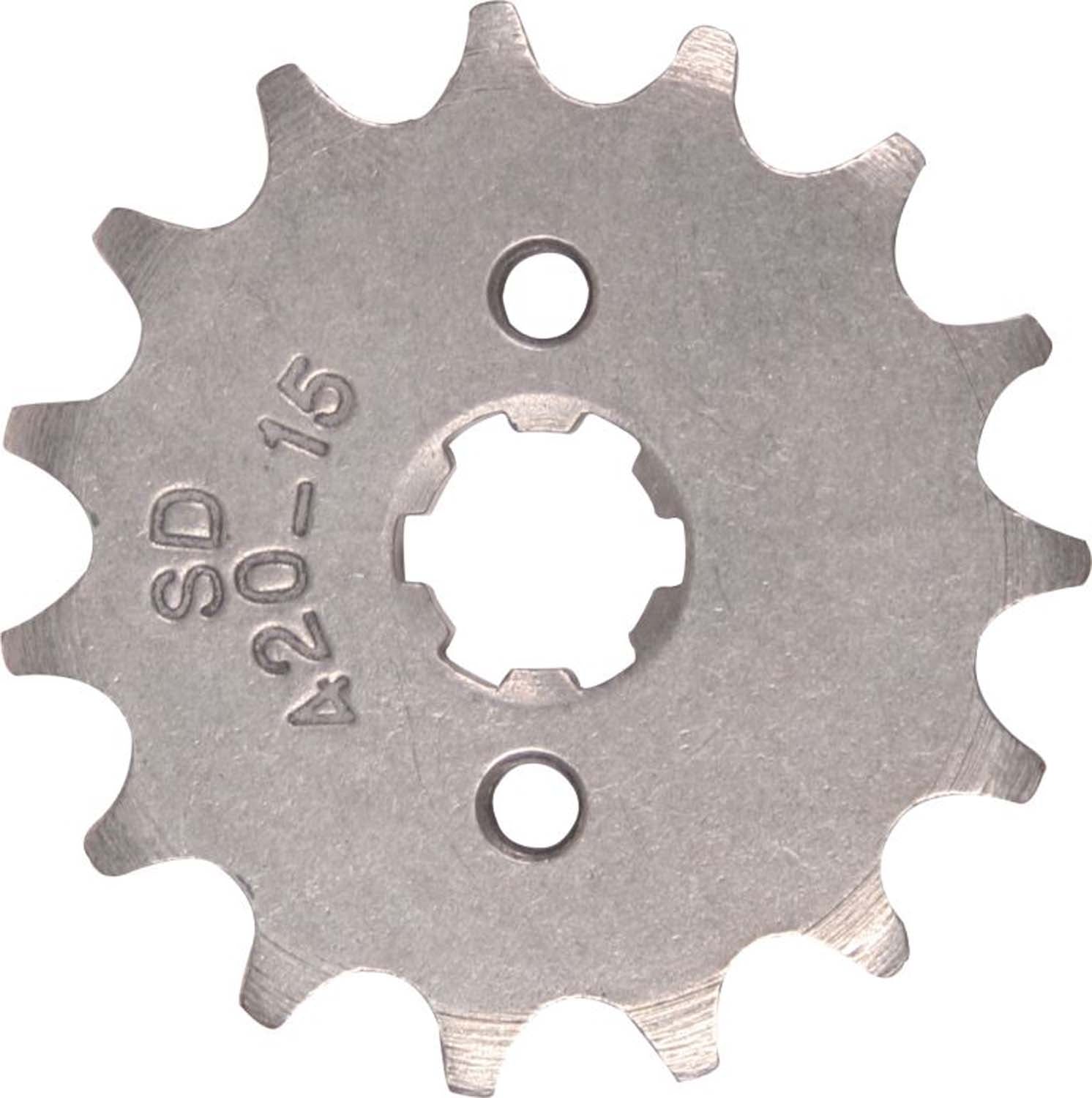 DRIVE SPROCKET: 420-15T; (FITS: 17mm SHAFT SIZE)