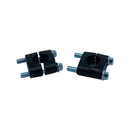 HANDLEBAR CLAMPS (SET WITH BOLTS), FITS STANDARD 7/8" BARS