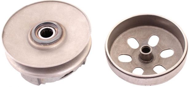 CLUTCH ASSEMBLY GY6 125/150cc (19 Spline, 140mm PULLEY)